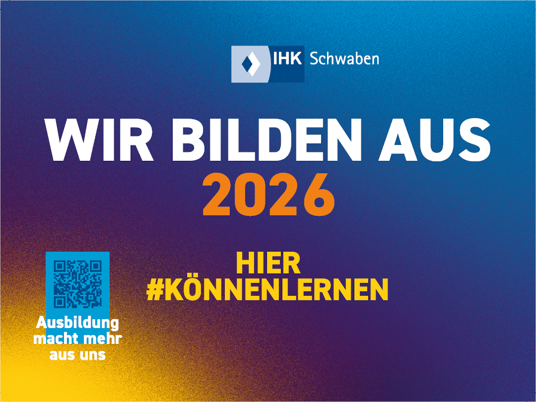 Ausbildungsbetrieb 2022 IHK Schwaben